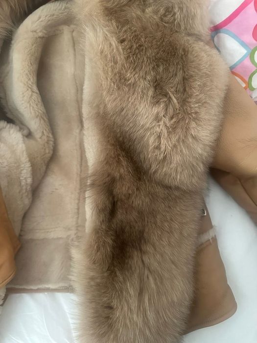 Cojoc oaie cu  blana vulpe