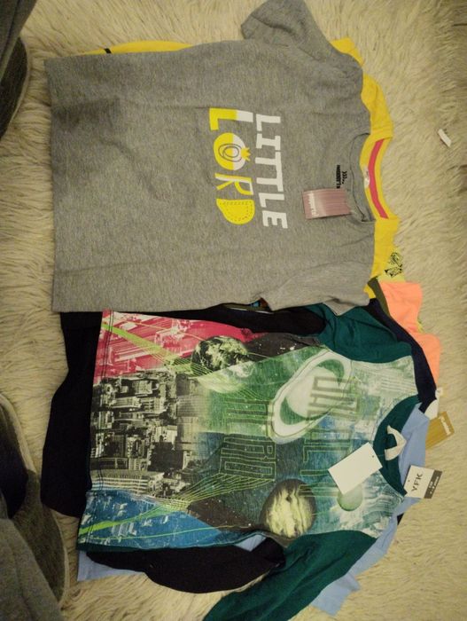 10 tricouri din germania noi cu eticheta 118-130 mărime