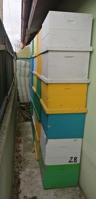 Cutii stupi orizontal și verticali