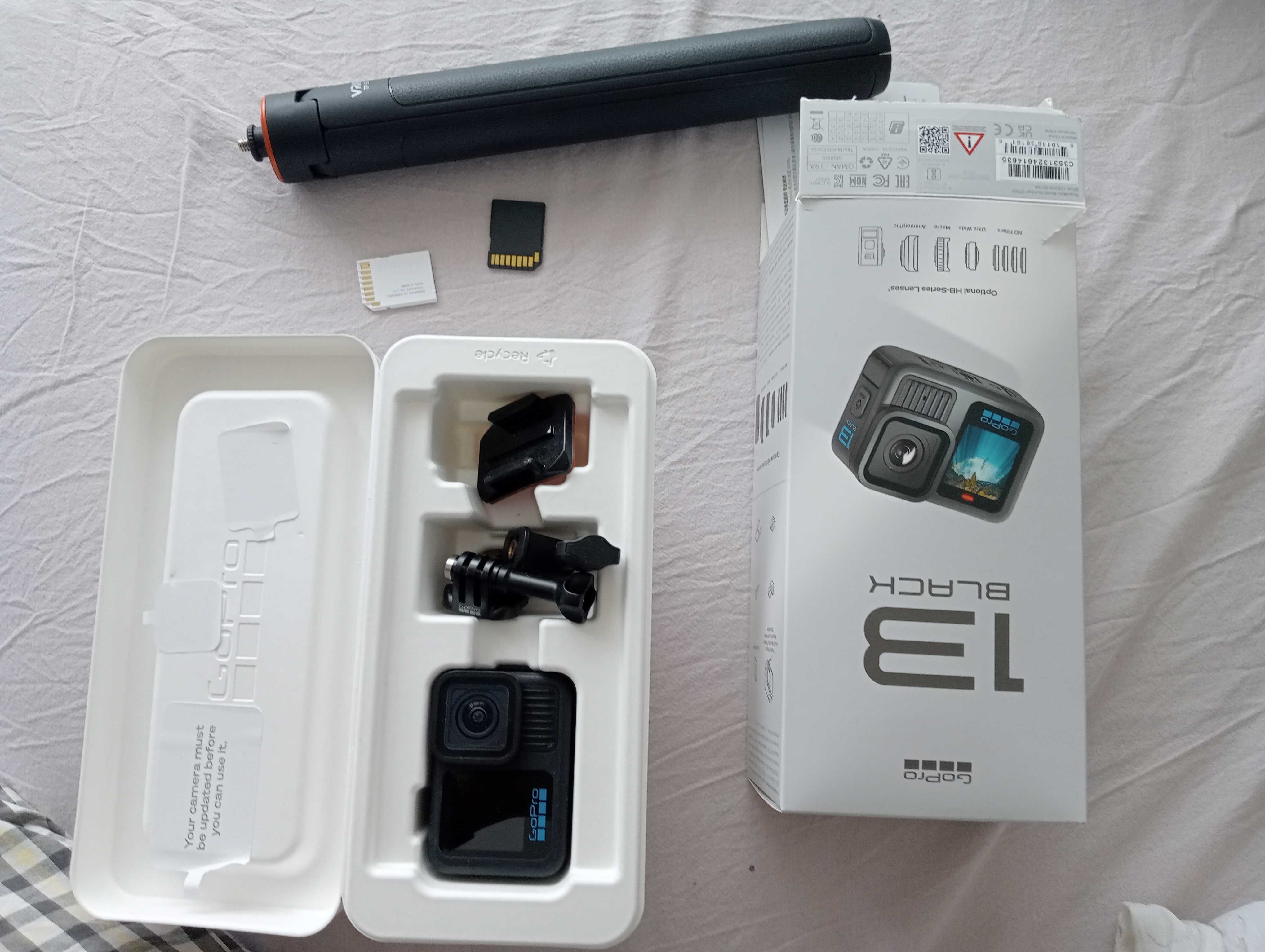 Ps5 + Gopro13 + Bara gym cu 4 disk 5kg