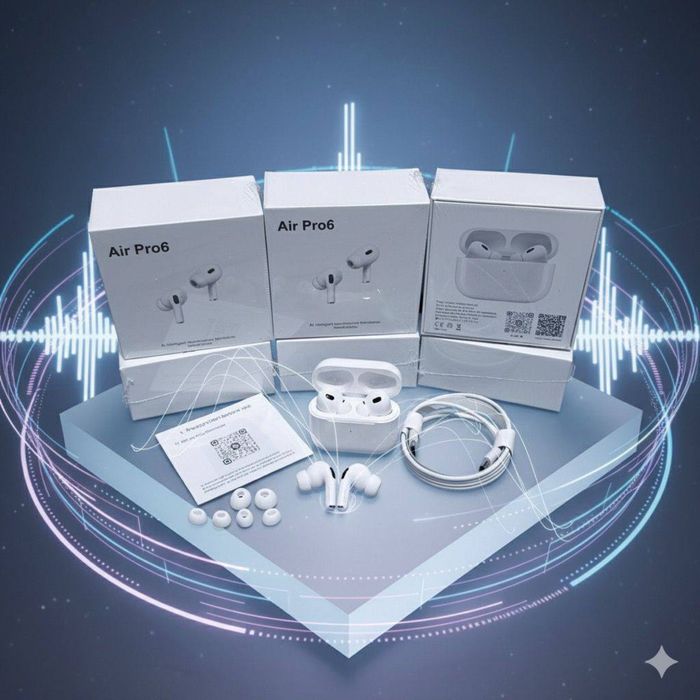 Airpods, Air pro 6, airpods pro, 2, 3, 7, эйрподс, айрподс