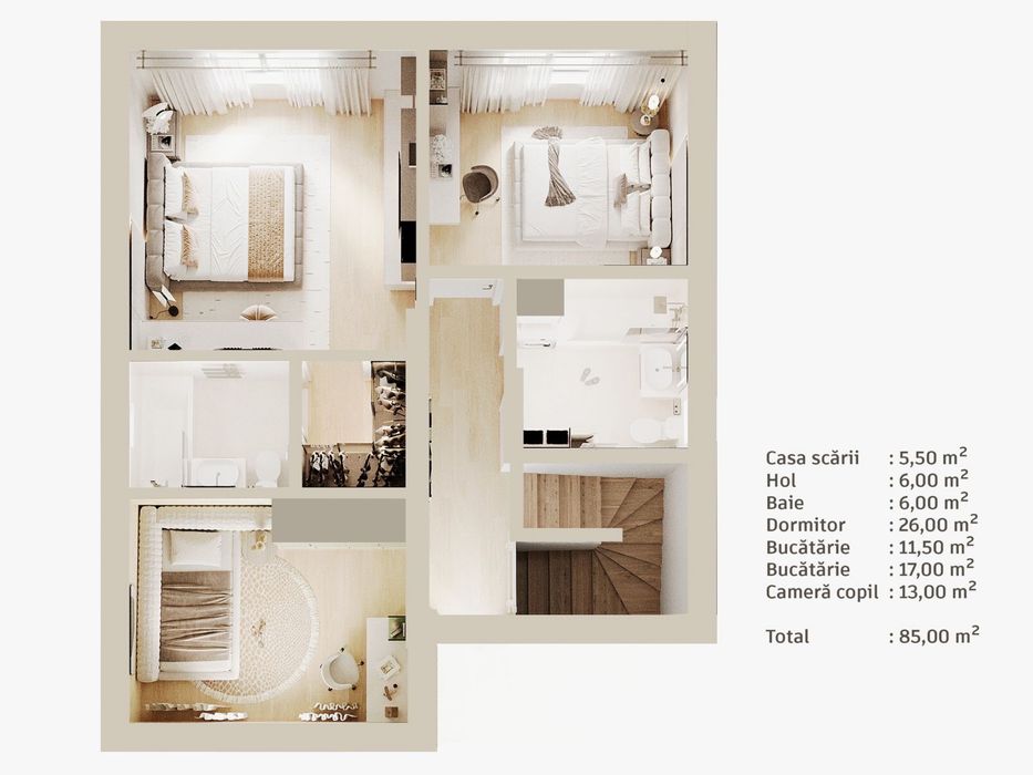 Casa/Vila 4cam+Mansarda/Str.Alunului/Prel.Ghencea/Cartierul Latin