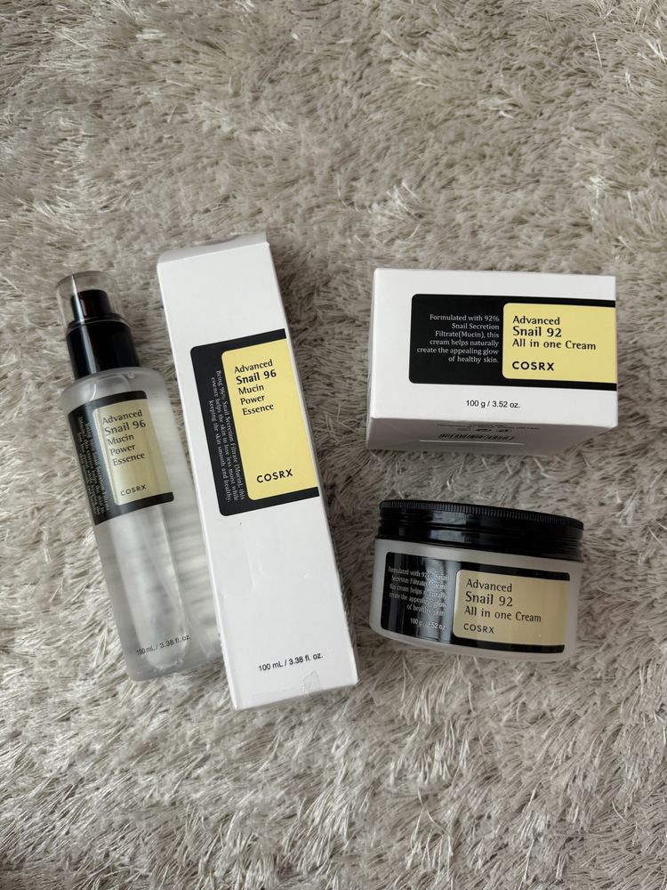 Cosrx Snail 96 mucin power essence и all in one cream
