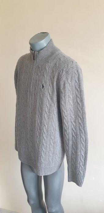 POLO Ralph Lauren Cable Wool / Cashmere Knit  L НОВО ОРИГИНАЛ  Пуловер