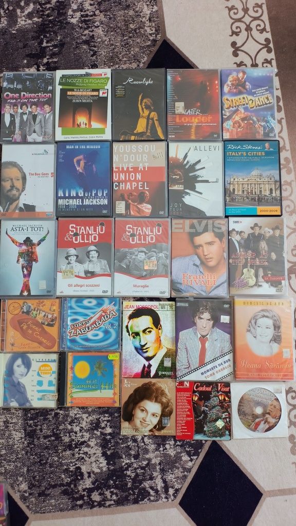 Lot de DVD concerte pluse caste