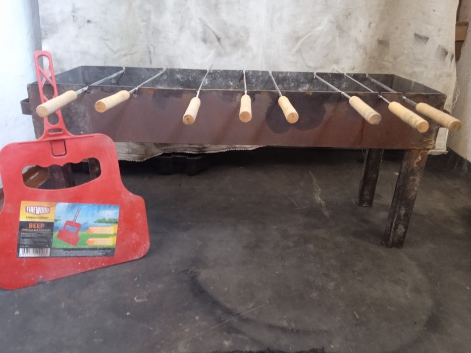 Мангал в хорошем состоянии