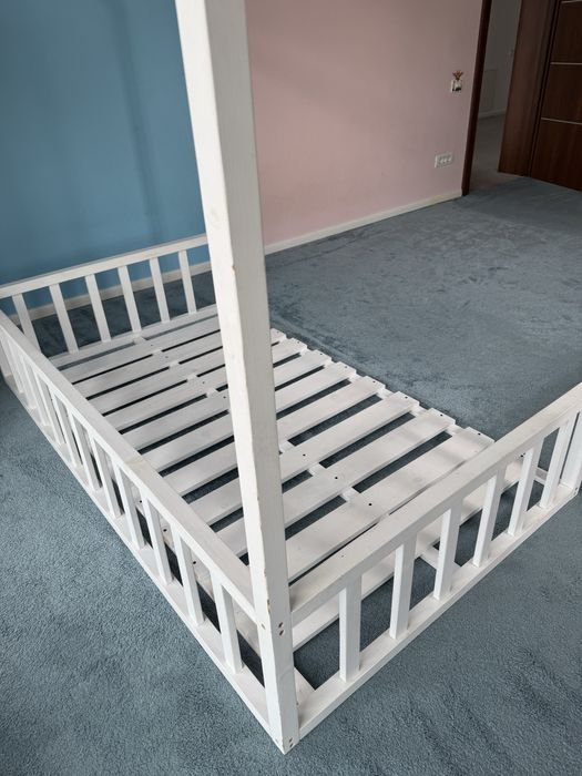 Pat casuta copii 100x180