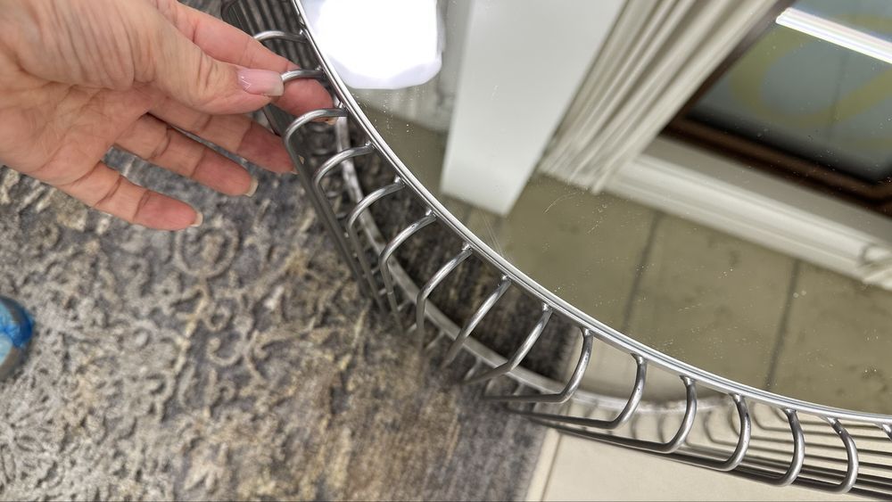 Две холни маси за кафе Kare дизайнерски помощни огледни метални