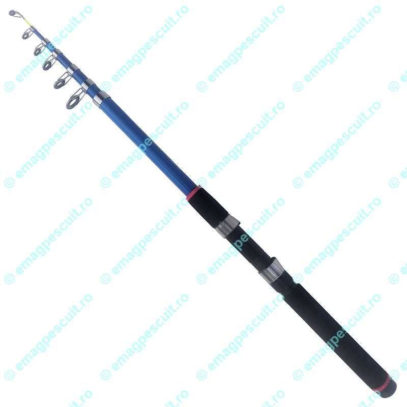 Lanseta telescopica carbon 80% Fishing 2.7 m, putere aruncare 50-100 g