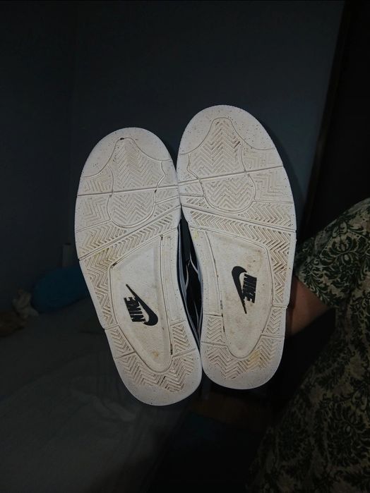 Adidasi Nike Air Flight 89 black&white