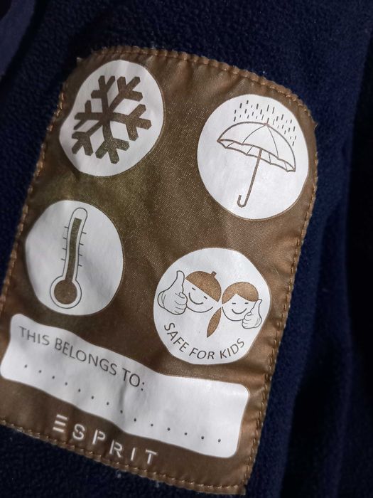 Детско зимно яке за момиченце ESPRIT 4-5г. + зимна шапка с полар