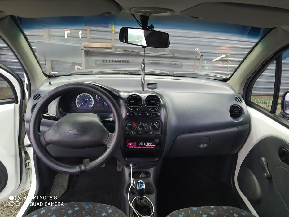 Matiz 2017 yil 
Rangi oq
Probeg 110 000 km
Kraska toza
Balonlari yangi