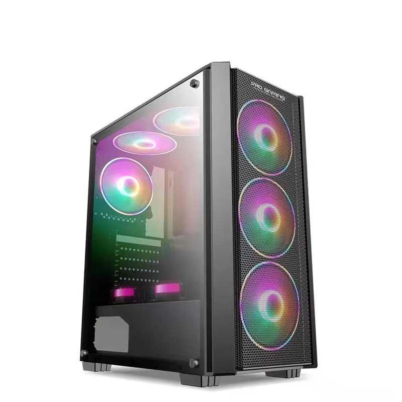 Carcasa Pro Gaming Zed Sigilata 4 ventilatoare RGB + Telecomanda