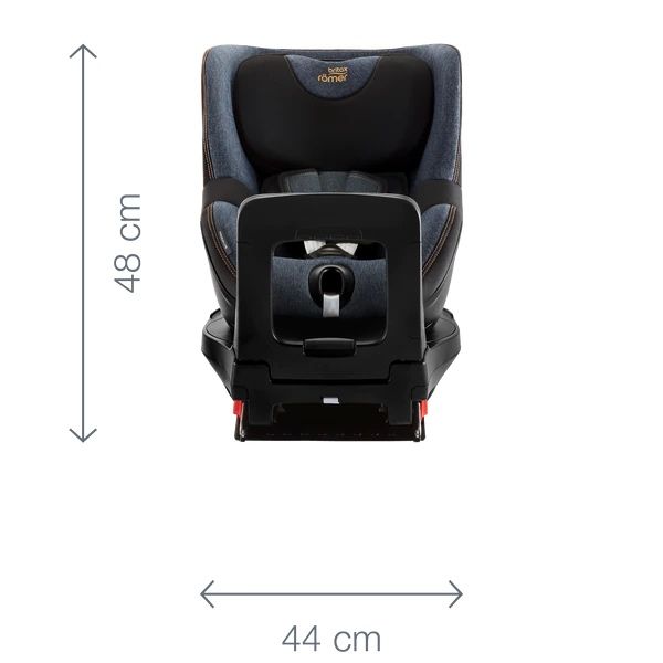 Scaun auto i-SIZE Britax Romer DUALFIX, 40-105, rotativ, ISOFIX