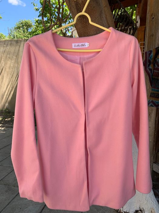 Pardesiu roz S elegant