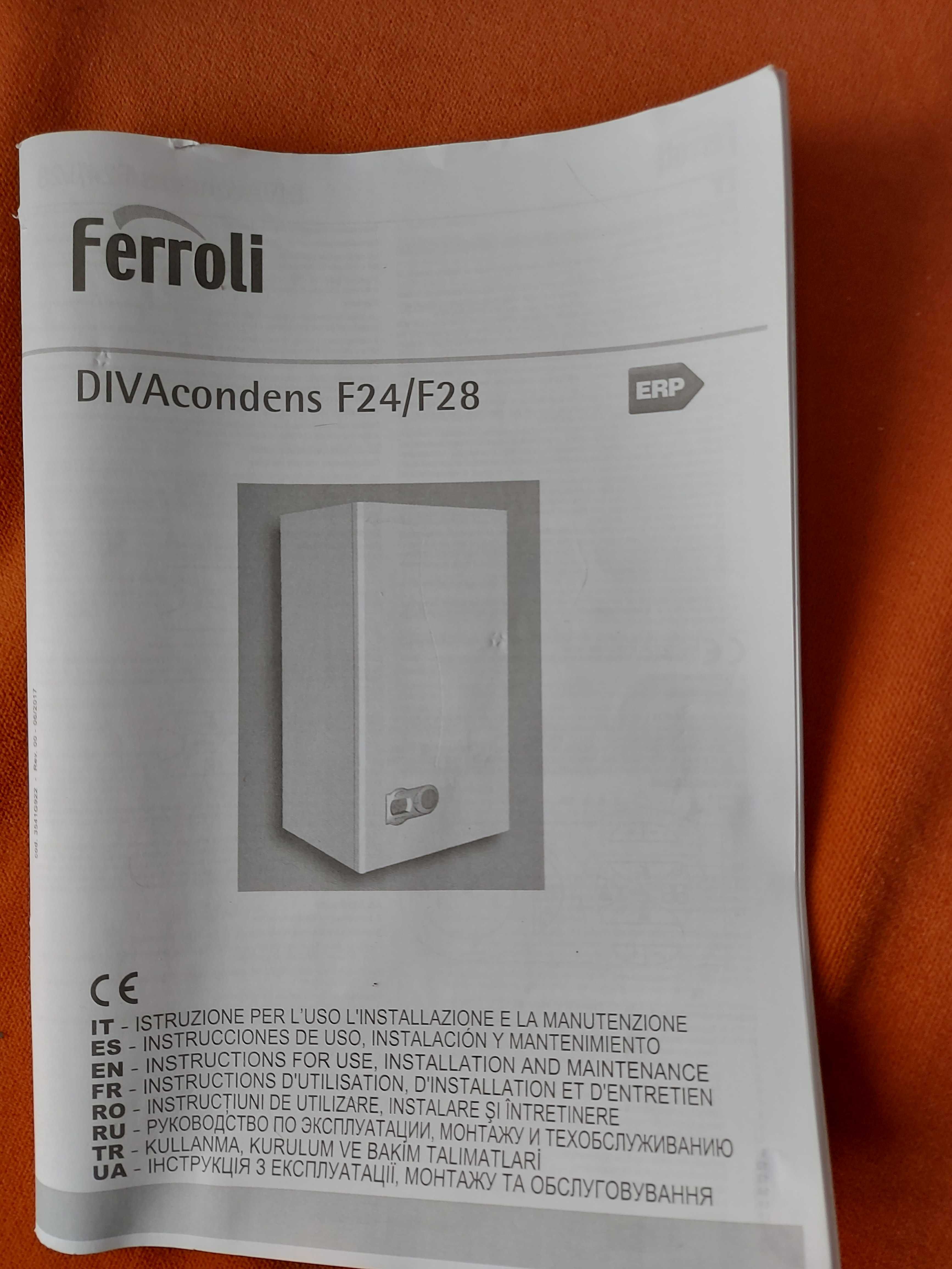 Centrala prin condensare model Ferolli DIVA Condens F24, folosita