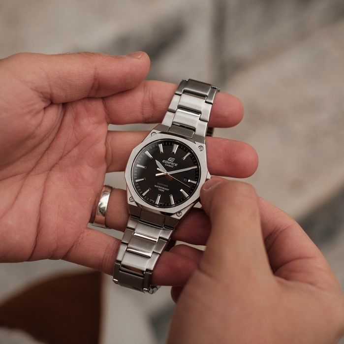 Casio Edifice EFR-S108D/E - Оригинал, 100м, Сапфир, 2 года гарантии