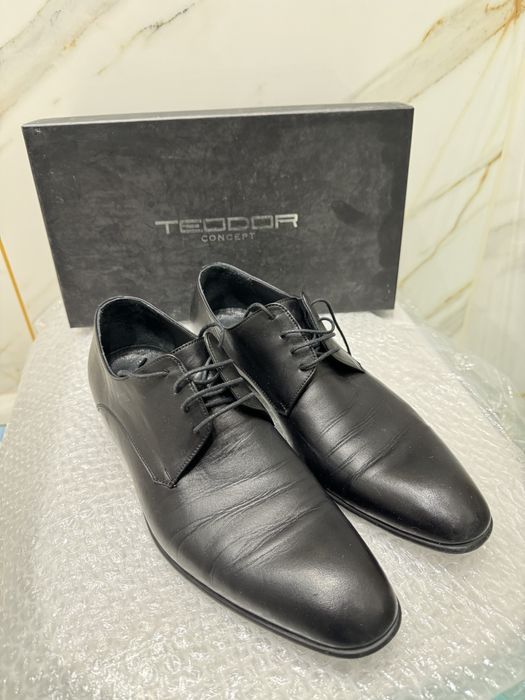 Мъжки официални обувки Teodor естествена кожа