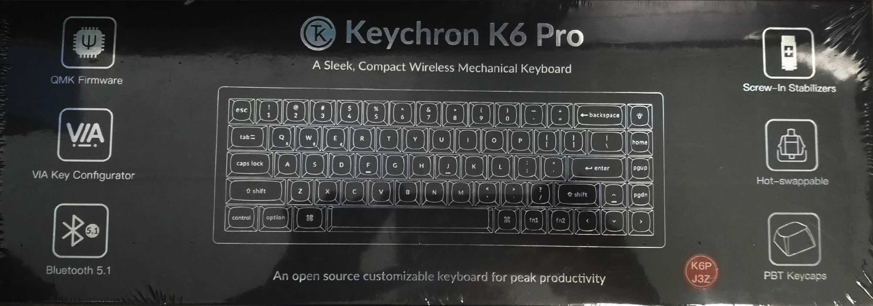 Геймърска механична клавиатура Keychron K6 Pro,Razer,Logitech