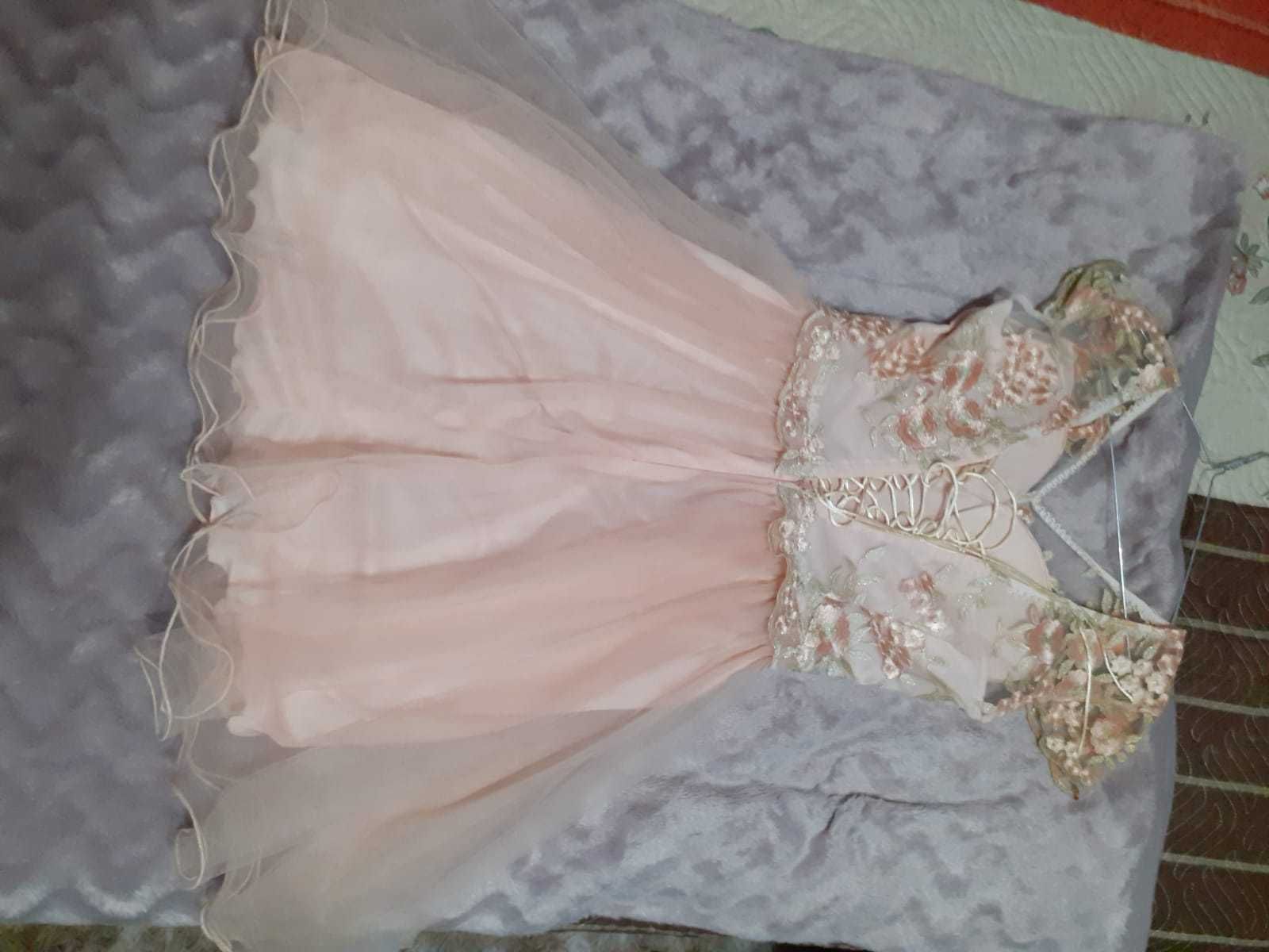 Rochie de ocazie roz damă