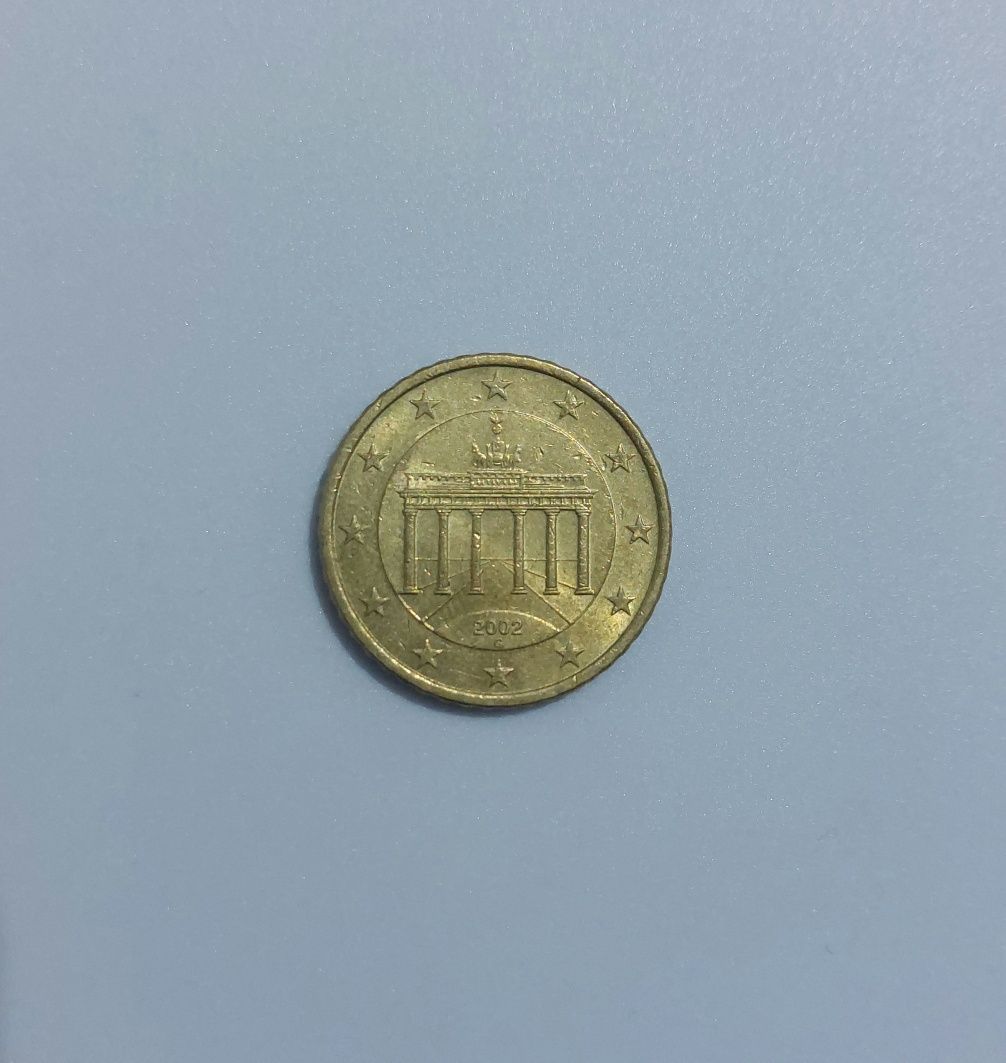 Moneda 50 euro cent , an 2002