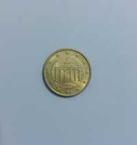 Moneda 50 euro cent , an 2002