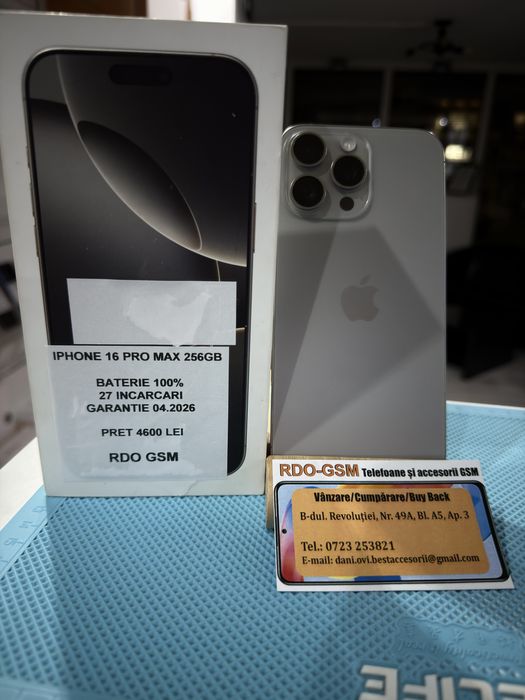 Iphone 16 Pro Max 256gb Neverlock/Garantie