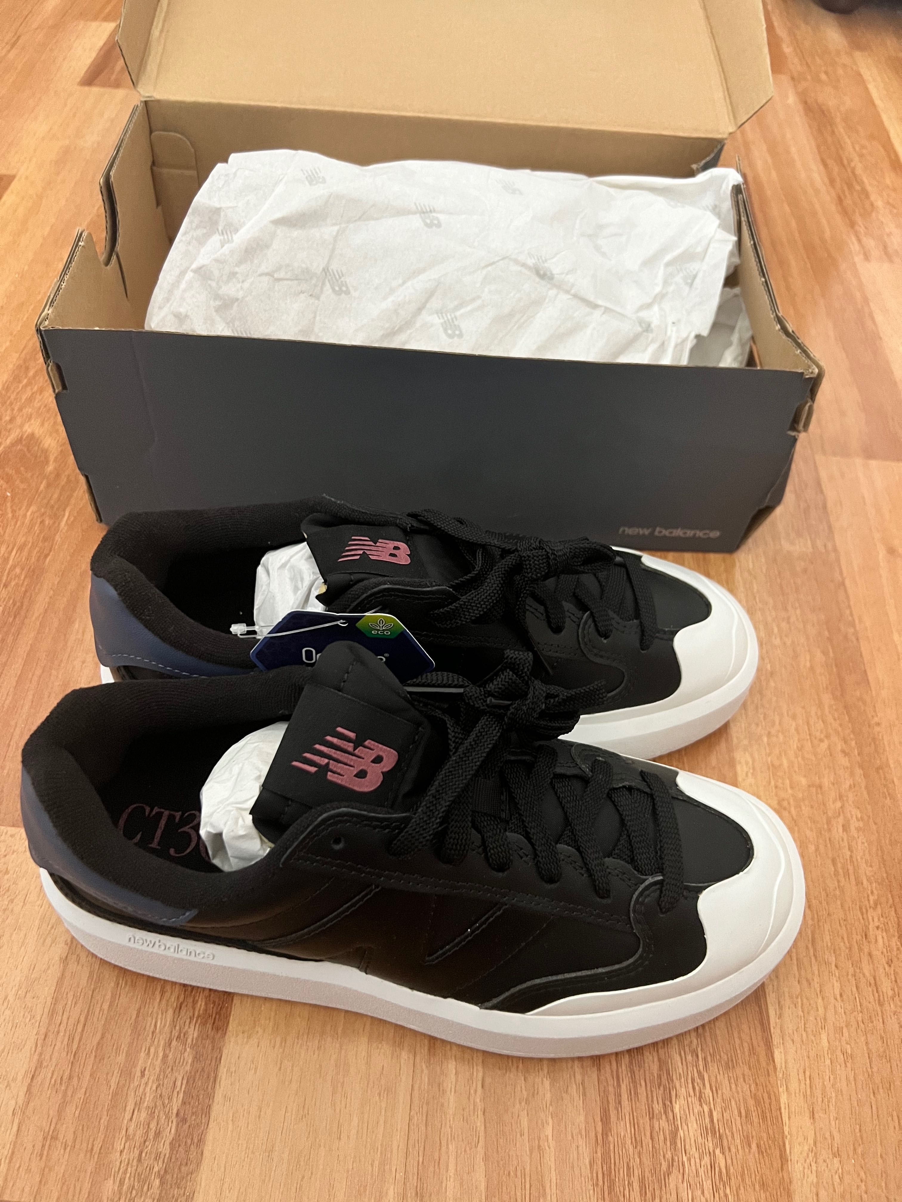 Adidasi new balance , negri , noi , in cutie , nepurtati , 39.1/2