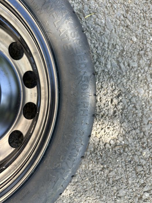 Roata rezerva Slim 5x112 T125/60R16