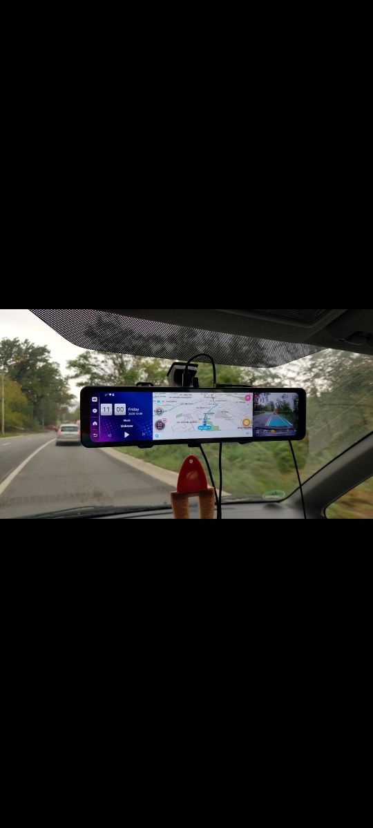 Camera auto tip oglinda DVR smart ADAS 4g. GPS. Android. Blocat softul