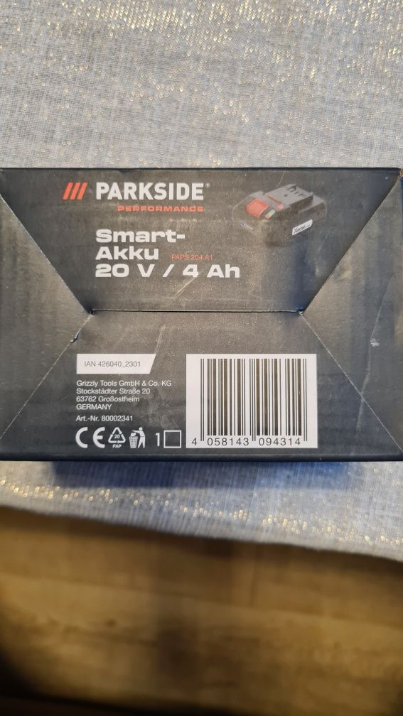 Parkside Smart Akkumulator 4Ah 20V