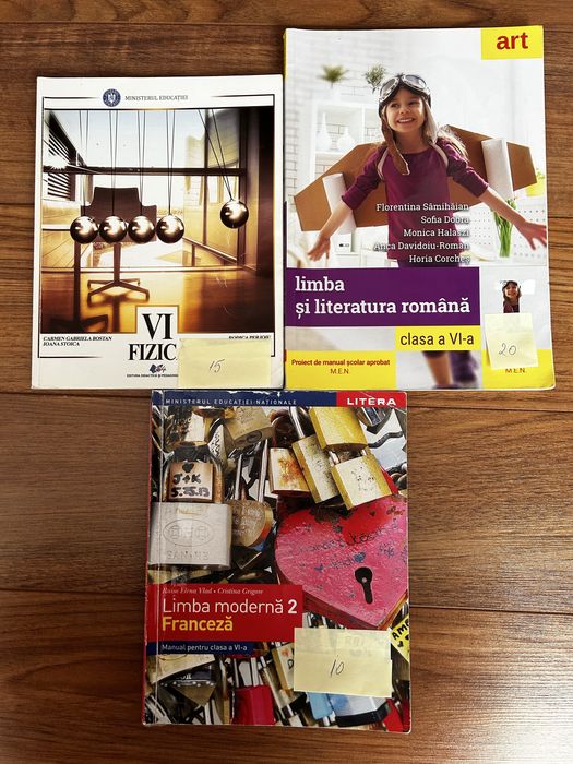 Manuale clasele: a V-a, a VI-a, a VII-a