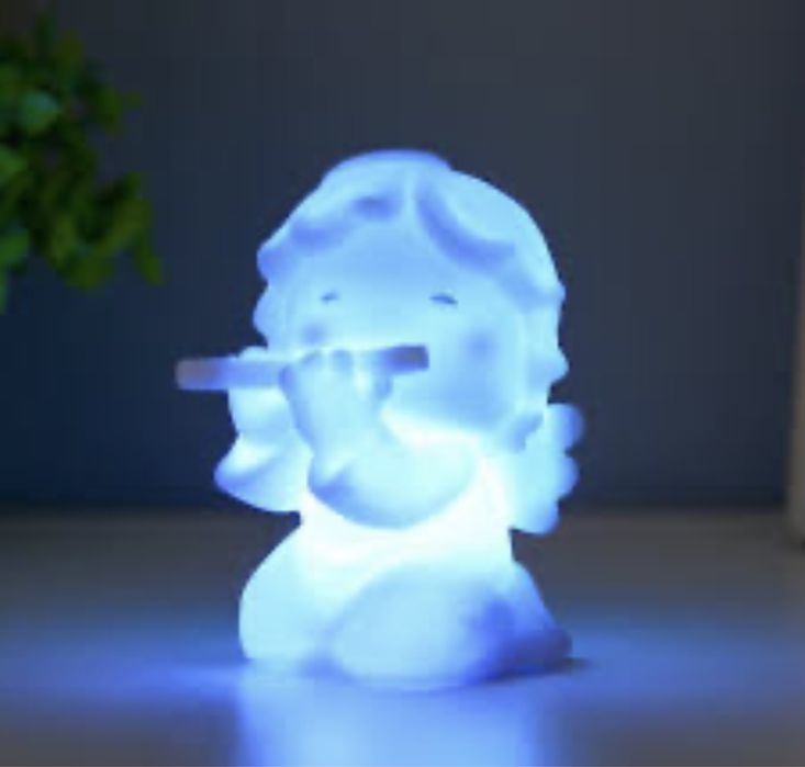 Ангел с флейтой. С Подсветкой.