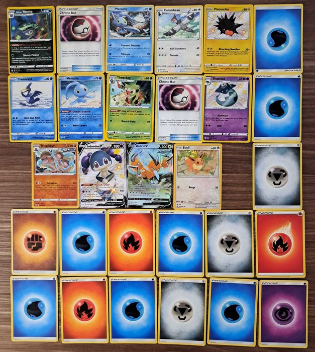 Pokemon TCG 129 cards + metal box