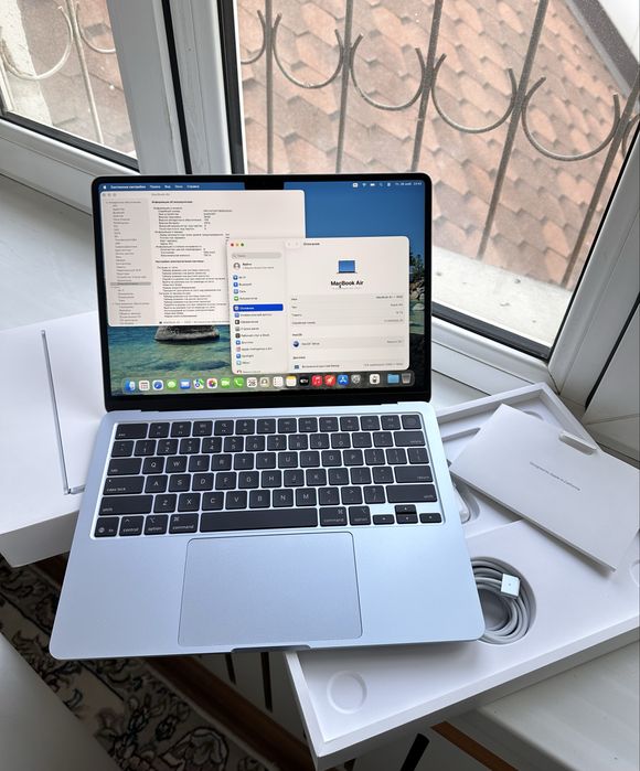 MacBook Air M4 Sky Blue 16/256GB 9 Цикл
