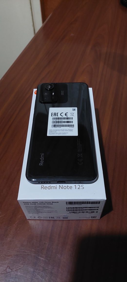 Недорого! Redmi Note 12S 8+8/256GB Black за 105 у.е!