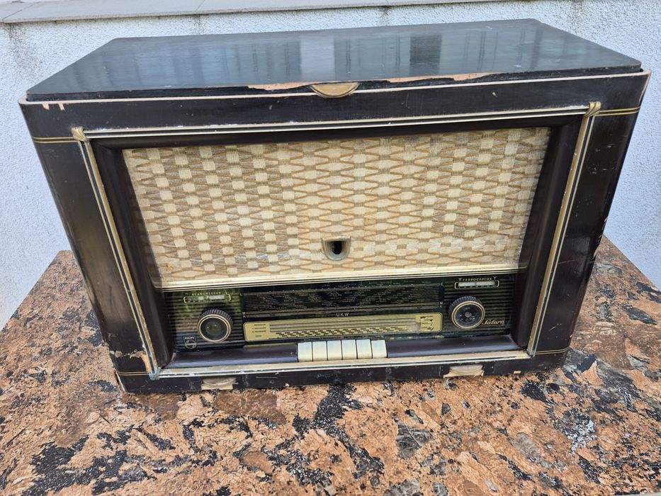 Radio Philips pick-up model saturn-phonosuper 654/4E/3D HD654A an 1955