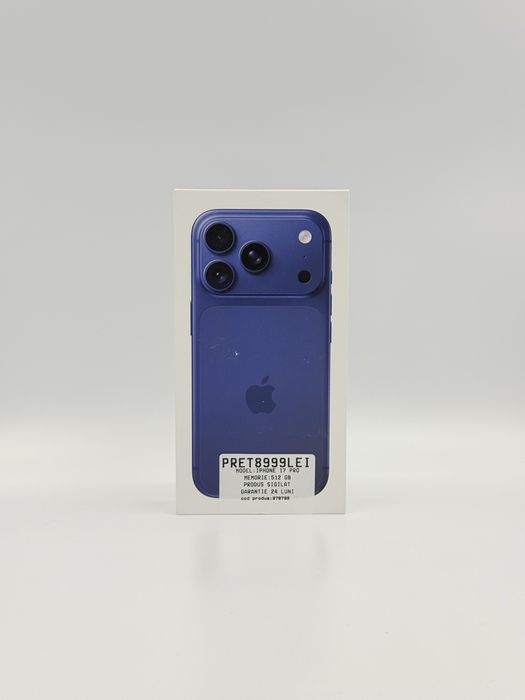 Magazin 17 pro sigilat 512 gb garantie rate deep blue IN STOC