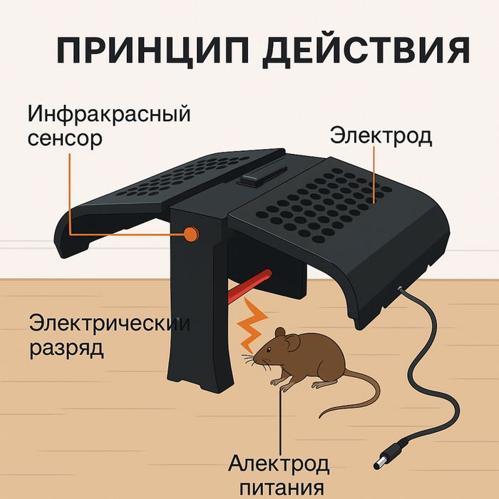Инфакрасная Электрическая Мышеловка