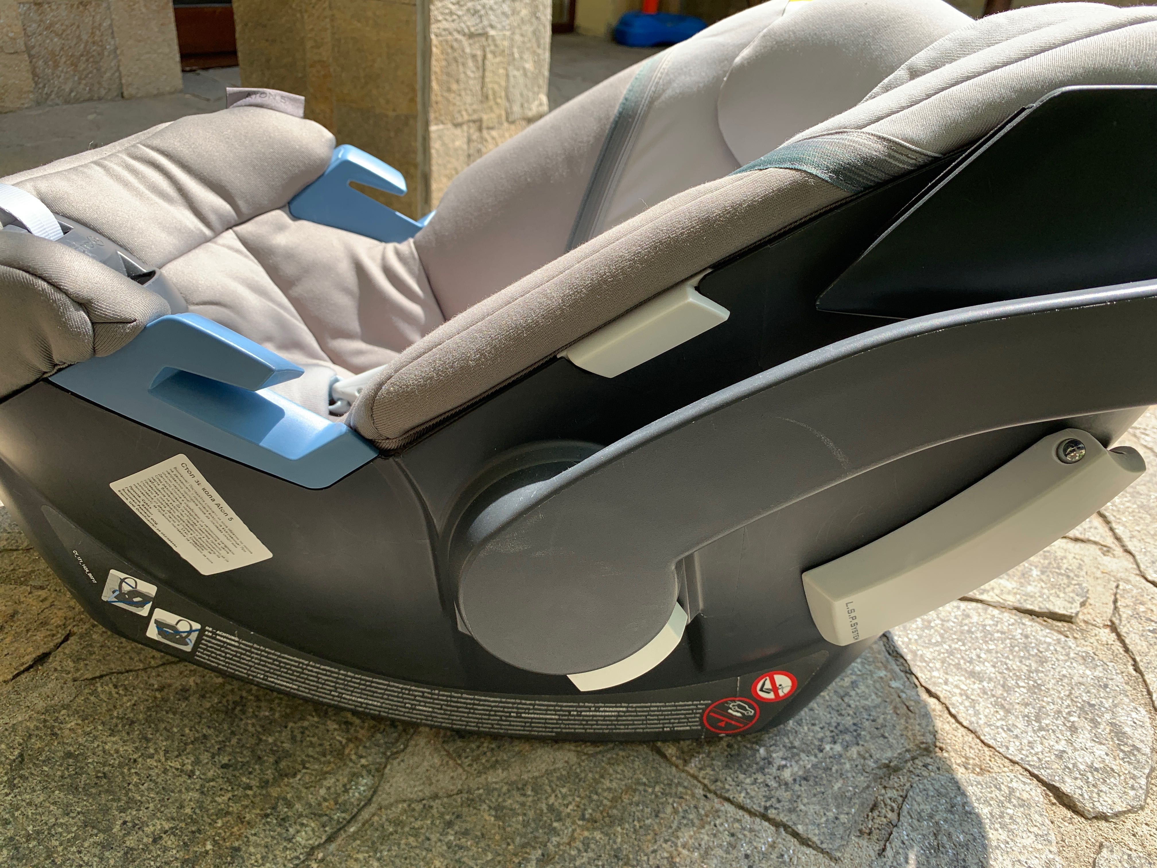 Столче за кола Cybex Aton 5, сиво