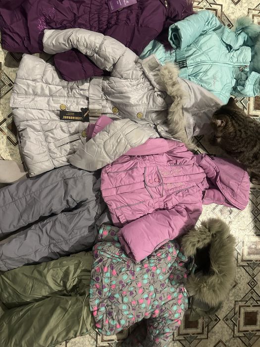 Распродажа! Куртки и комбинизоны для девочек 3,4,5,6 лет - 5000тн