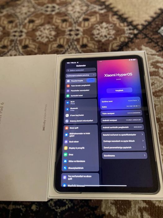 Mi Pad 6 128 tali