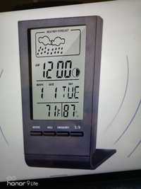 Цифров термометър, хигрометър, будилник и метеорологична станция