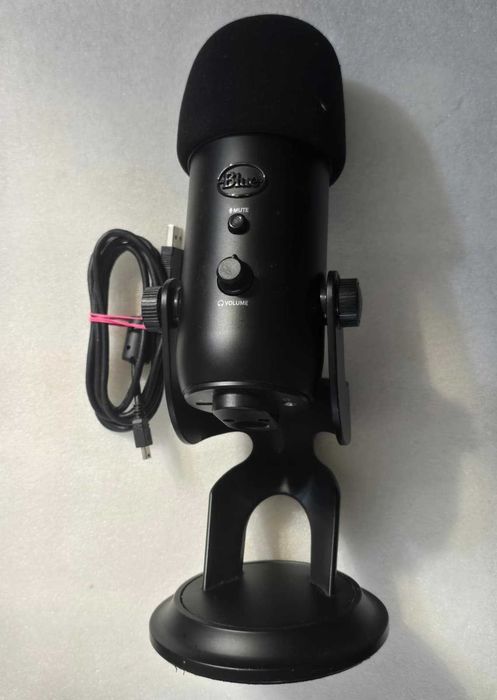 Microfon Profesional Blue Yeti USB, PC & Mac Gaming Podcast, Streaming