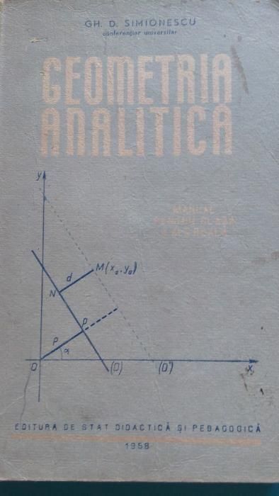 Matematica, Geometrie Analitica, Clasa a XI-a