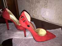 Pantofi stileto din piele model MEXTON!