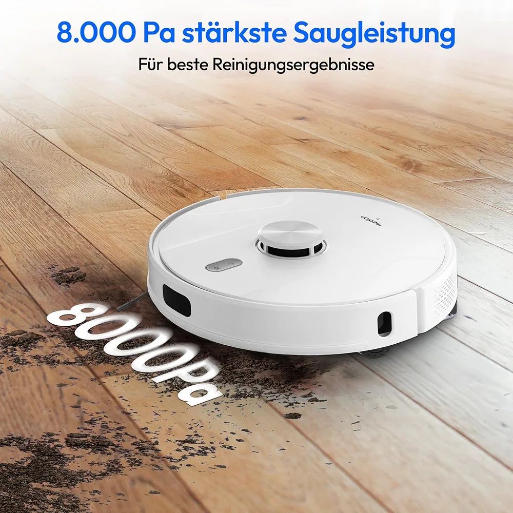 Aspirator robot MEDION cu navigare cu laser și funcție de ștergere X41
