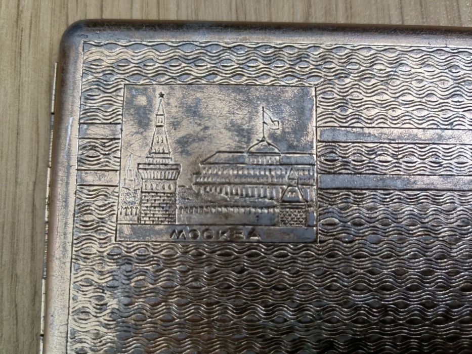 Стара руска табакера за цигари