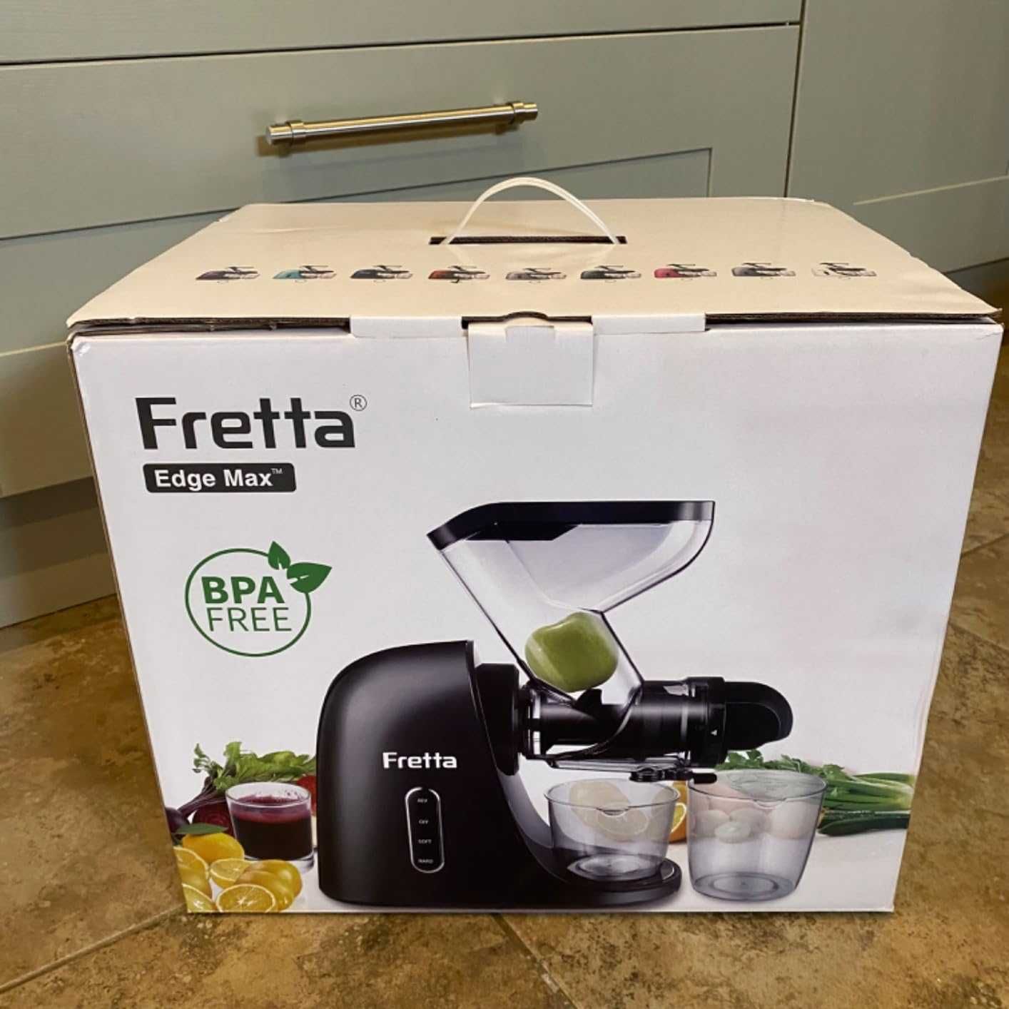 Студенопресоване - сокоизтисквачка Fretta с 2 скорости и тих двигател