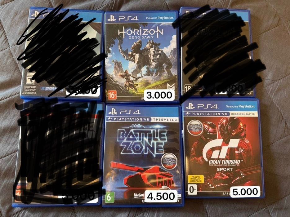 Продам диски/игры на PS4